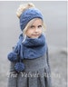 Knitting PATTERN-The Plumage Set (Toddler, Child, Adult sizes) 