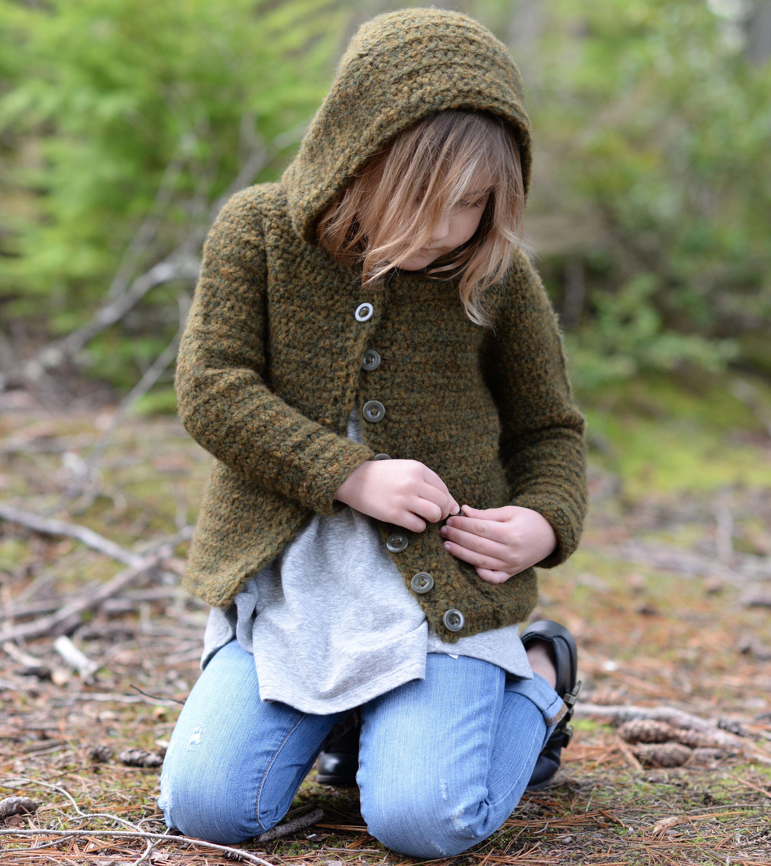 Datte Patterns CROCHET Pattern-the Datte' Cardigan 1/2, 3/4, 5/6, 7/8, 9/10, 11/13, 14 ...