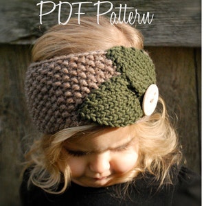 Knitting PATTERN-The Jordynn Warmer Toddler, Child, Adult sizes image 1