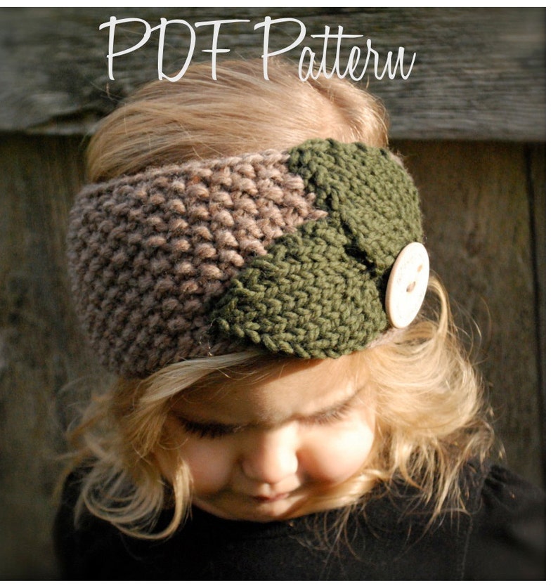 Knitting PATTERN-The Jordynn Warmer Toddler, Child, Adult sizes image 1