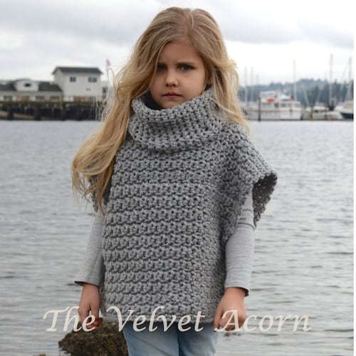 CROCHET Pattern - Aura Pullover (2, 3/4, 5/7, 8/10, 11/13, 14/16, adult S/M, adult L/XL sizes)