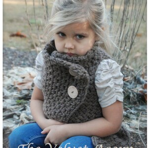 CROCHET PATTERN Adelaide Wrap Toddler, Child, Adult sizes image 2