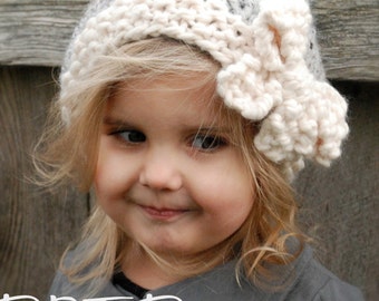 Knitting PATTERN-The Vivian Slouchy (Toddler, Child, Adult sizes)