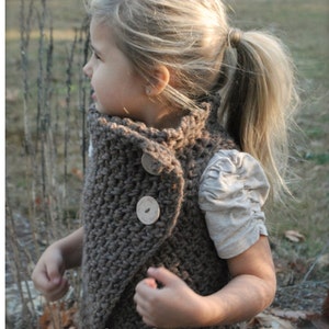 CROCHET PATTERN Adelaide Wrap Toddler, Child, Adult sizes image 4