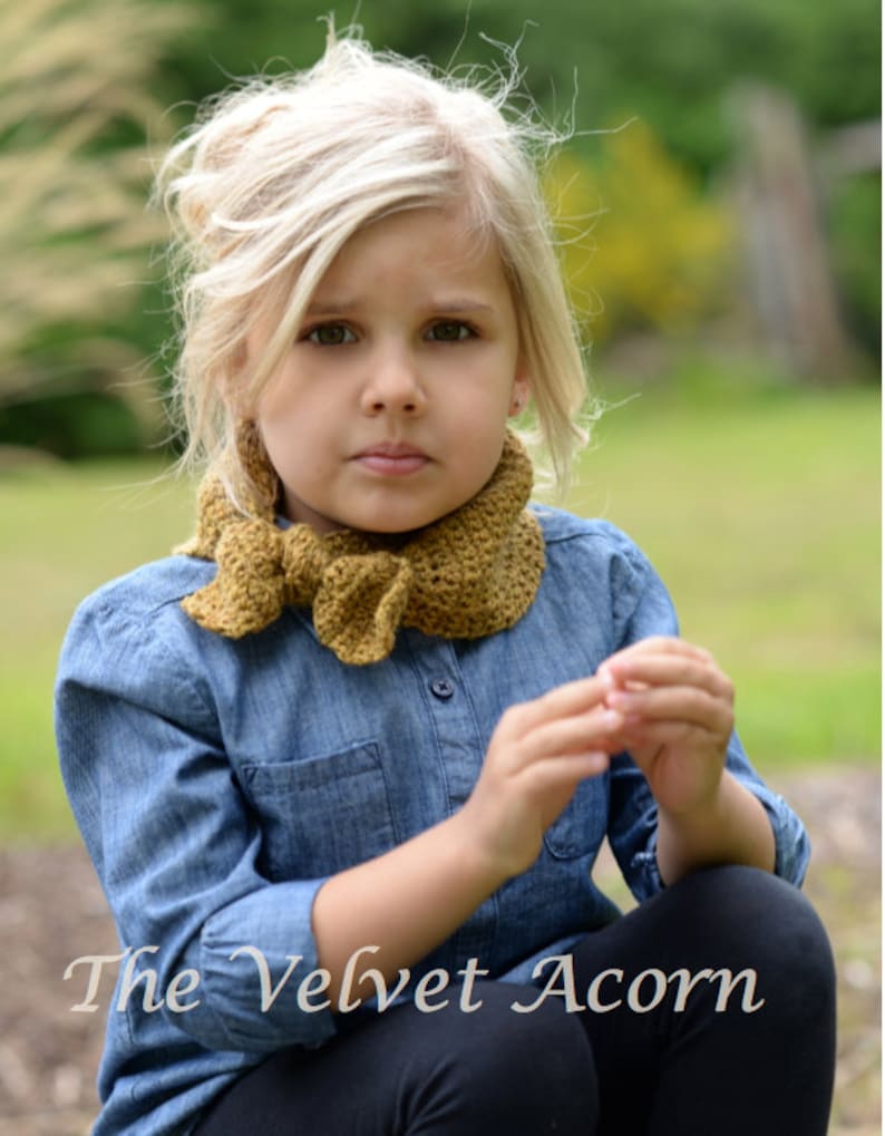 Crochet PATTERN-The Adanya Warmer Toddler, Child, and Adult sizes image 2