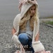 Knitting PATTERN-The Unice Unicorn Hooded Scarf (12/18 months, Toddler, Child, Teen, Adult sizes)