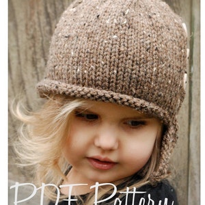 Knitting PATTERN-The Iviy Cloche' (Toddler, Child, Adult sizes)