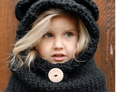 KNITTING PATTERN - Burton Bear Cowl (6/9 month - 12/18 month - Toddler - Child - Adult sizes)