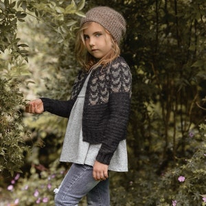 CROCHET PATTERN-The Quill Cardigan 1/2, 3/4, 5/6, 7/8, 9/10, 11/13, 14/16, xs, s, m, l, xl, xxl, 3xl, 4xl image 5