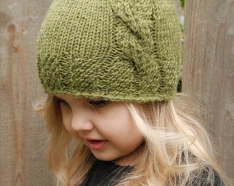 Knitting PATTERN-The Cadryen Cloche' (Toddler, Child, Adult sizes)