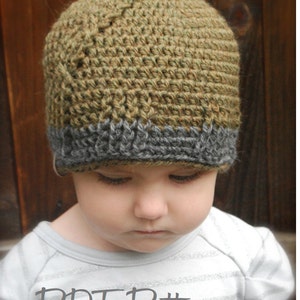 CROCHET PATTERN-Oliver Hat Toddler, Child, Adult sizes image 3