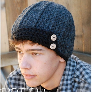 Crochet PATTERN-The Aldan Cap Toddler, Child, Adult sizes image 3