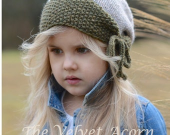 Knitting PATTERN-The Geneva Hat (Toddler, Child, Adult sizes)