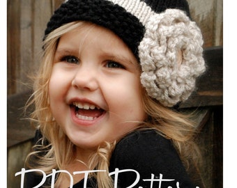 Knitting PATTERN-The Maisie Cloche' (Toddler, Child, and Adult sizes)