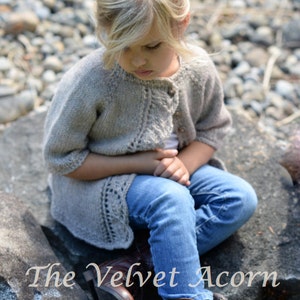 KNITTING PATTERN-The Cove Cardigan (2/3, 4/5, 6/7, 8/9, 10/11 years)