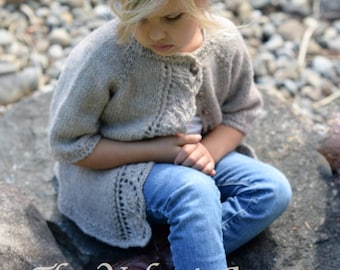 KNITTING PATTERN-The Cove Cardigan (2/3, 4/5, 6/7, 8/9, 10/11 years)