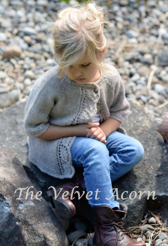 KNITTING Pattern-the Cove Cardigan 2/3 4/5 6/7 8/9 10/11 - Etsy Canada