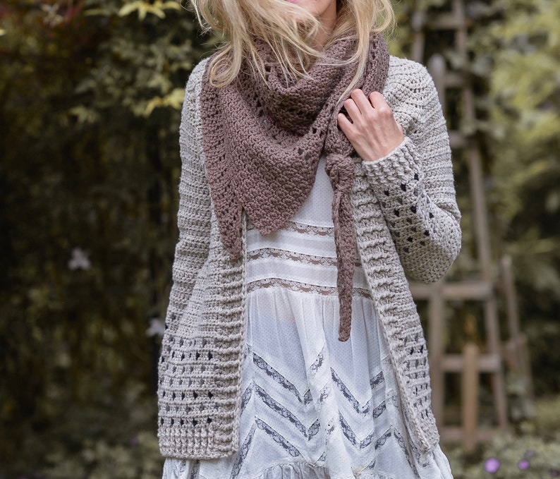 Crochet PATTERN-The Rain Haven Cardigan 2/3, 4/5, 6/7, 8/9, 10/12, 14/16, S, M, L, X-L, XX-L, XX-L/L3X-L and 3X-L/4X-L image 1