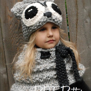 Knitting PATTERN-The Oxford Owl Set Toddler, Child and Adult sizes image 2