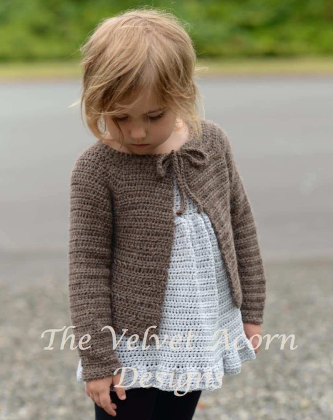 CROCHET Pattern-the Tangent Cardigan (6m, 12/18m, 2, 4, 6, 8, 10