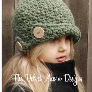 Crochet Pattern-the Bristle Cloche' toddler, Child, and Adult Sizes - Etsy