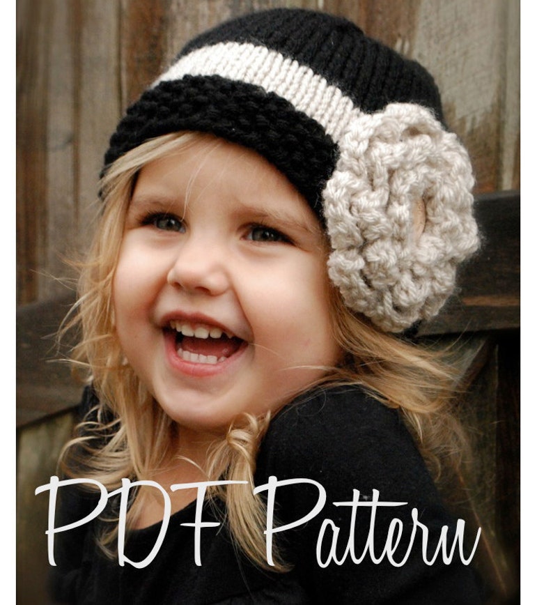 Knitting PATTERN-The Maisie Cloche' Toddler, Child, and Adult sizes image 3