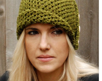 Crochet PATTERN-The Paiyton Cloche' (Toddler, Child, and Adult sizes)