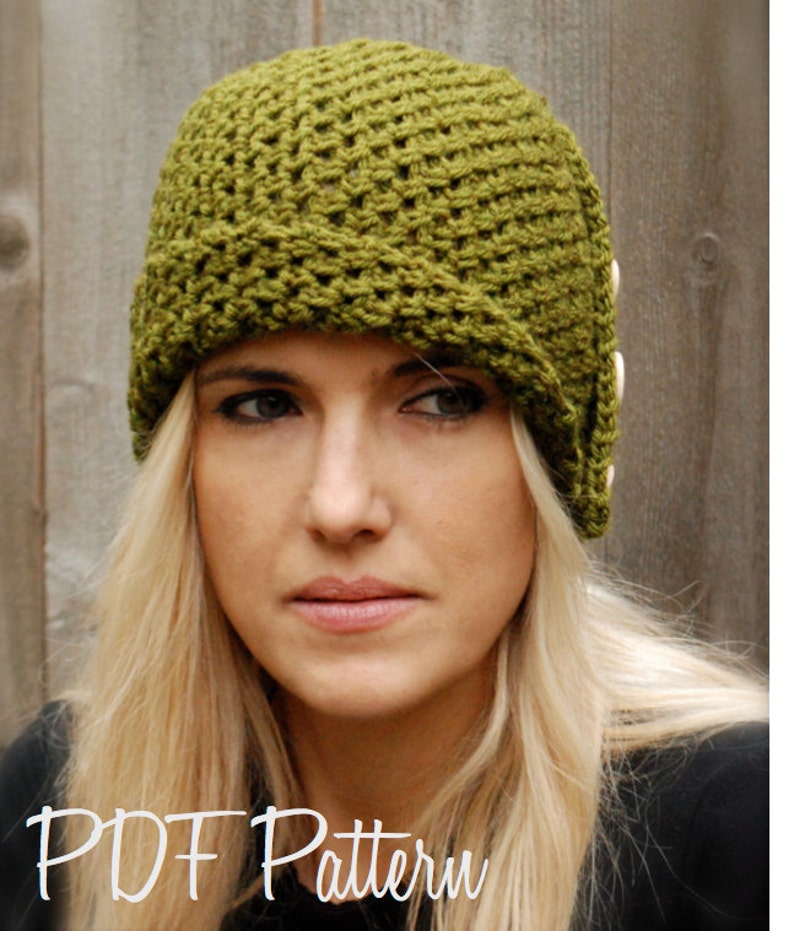 Crochet PATTERN-The Paiyton Cloche' Toddler, Child, and Adult sizes image 1