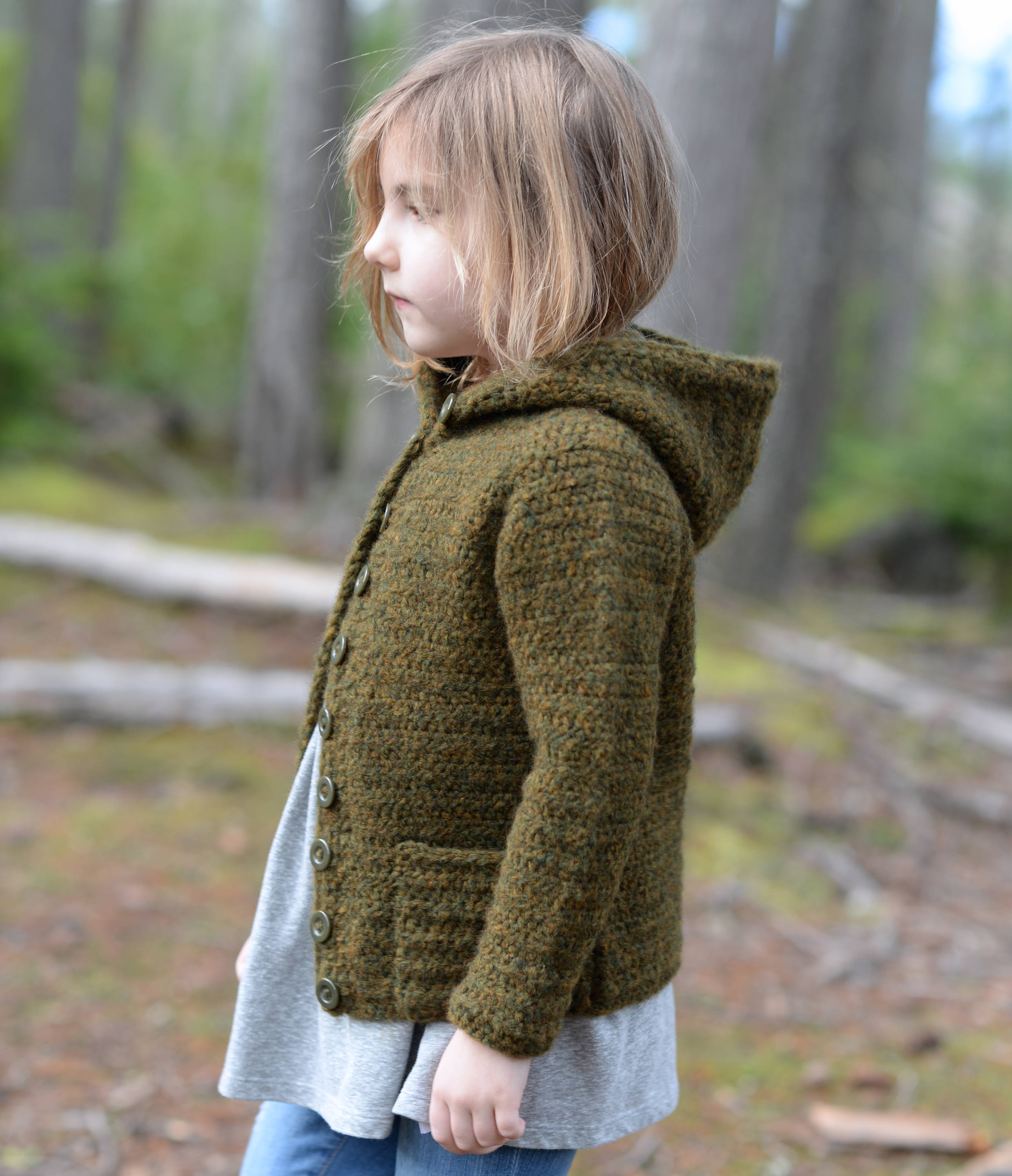 Datte Patterns CROCHET Pattern-the Datte' Cardigan 1/2, 3/4, 5/6, 7/8, 9/10, 11/13, 14 ...