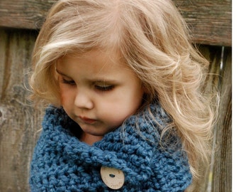 Crochet PATTERN-The Tuscyn Cowl (Toddler, Child, Adult sizes)