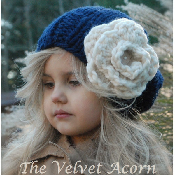 KNITTING PATTERN - Dahlia Slouchy (Toddler, Child, and Adult sizes)