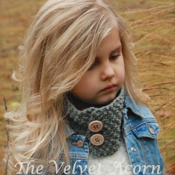 KNITTING PATTERN-Parisian Cowl (Toddler, Child, and Adult sizes)