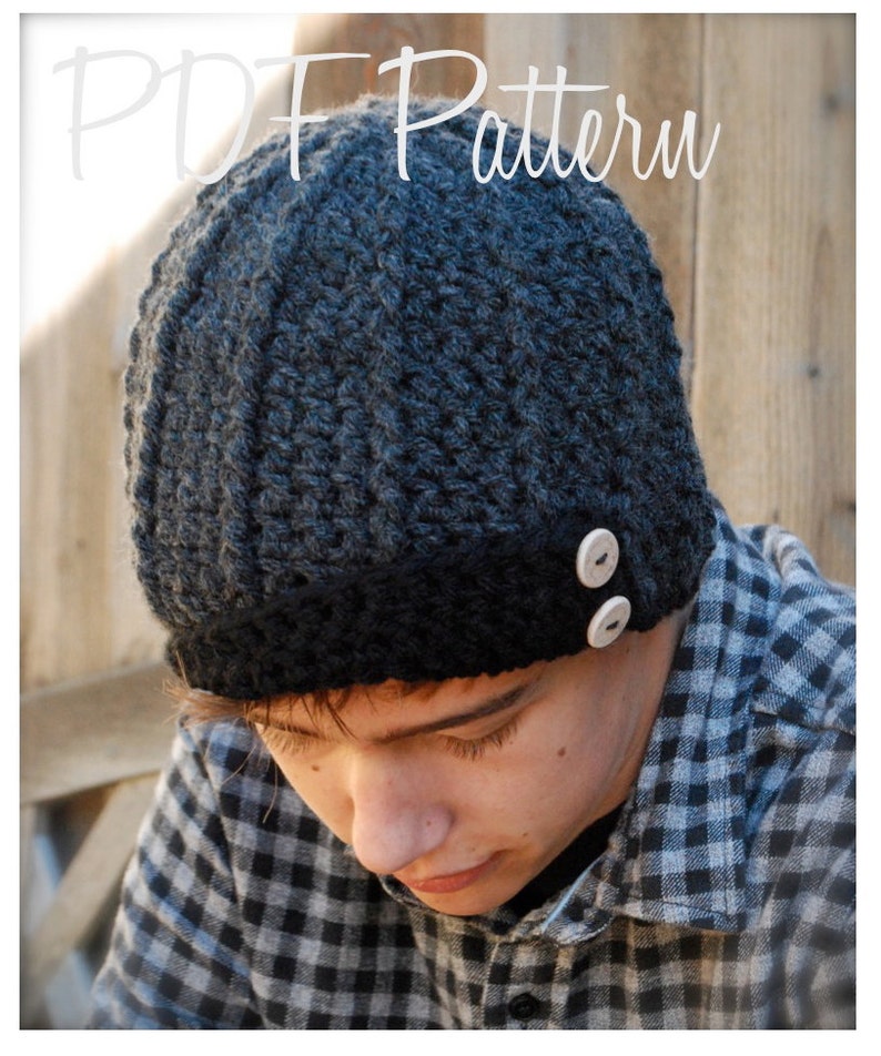 Crochet PATTERN-The Aldan Cap Toddler, Child, Adult sizes image 1