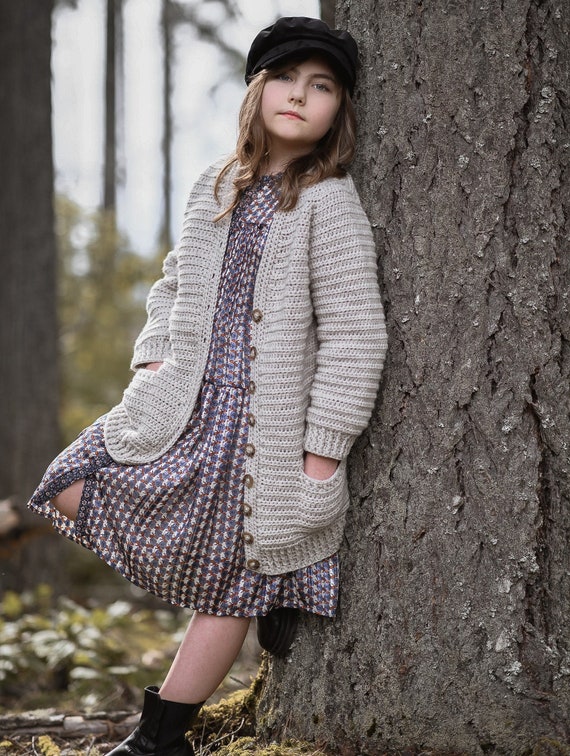 CROCHET Pattern-the Rhythm Sweater (1/2, 3/4, 5/6, 7/8, 9/10