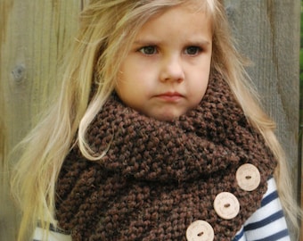 KNITTING PATTERN - Ruston Cowl (Toddler, Child, Adult sizes)