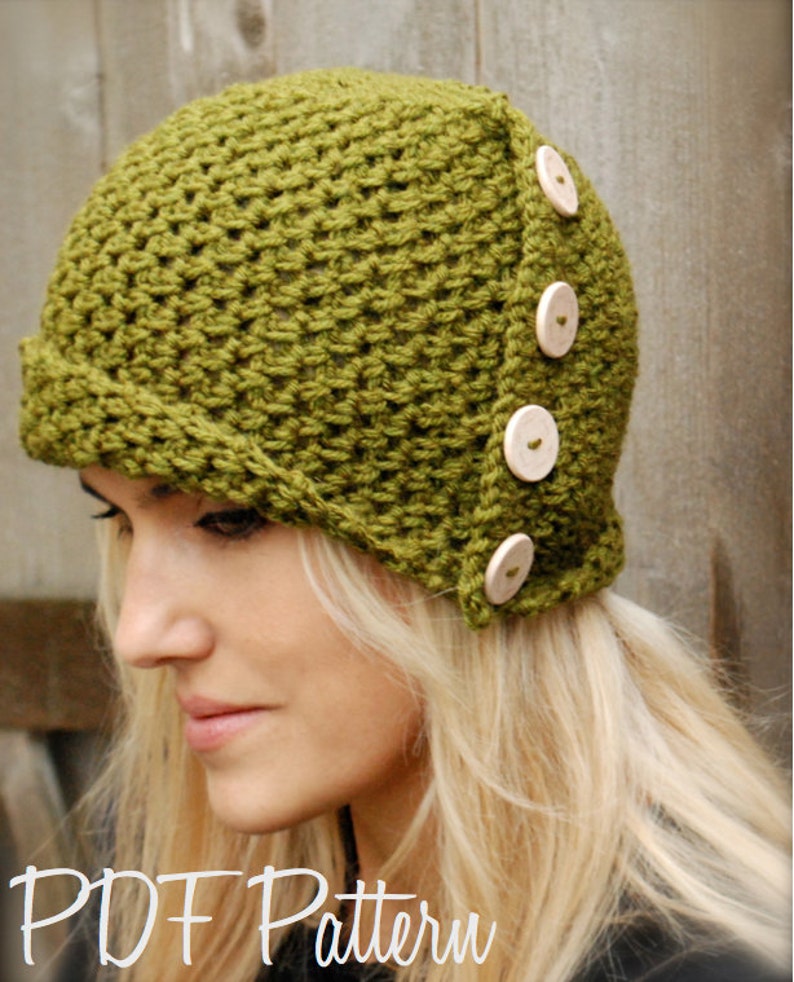 Crochet PATTERN-The Paiyton Cloche' Toddler, Child, and Adult sizes image 2