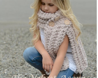 Knitting PATTERN-The Eavan Scarf (Small, Medium, Large sizes)