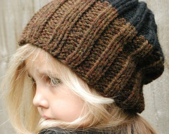 Knitting PATTERN-The Slate Cap (Toddler, Child, Adult sizes)