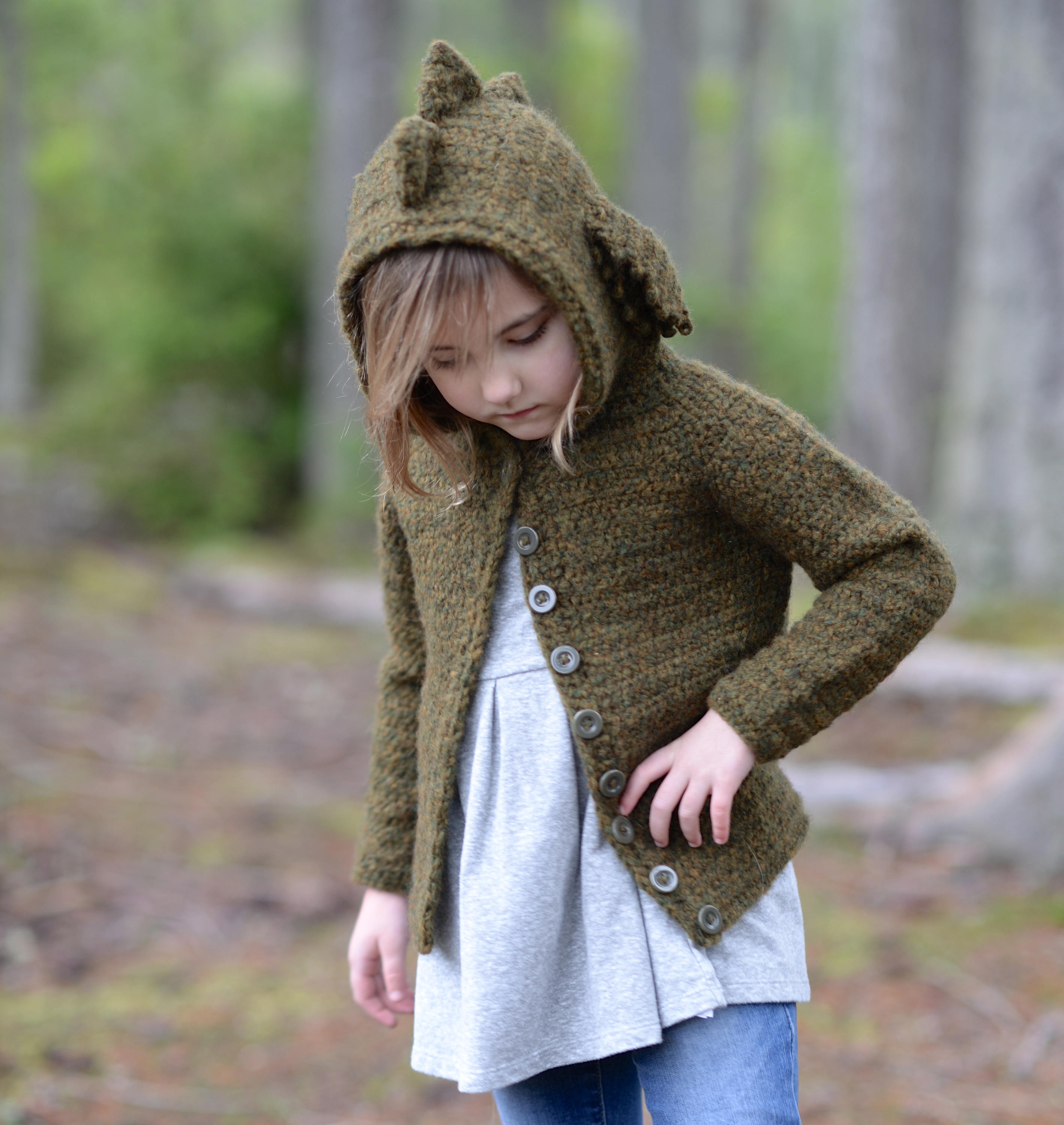 Datte Patterns CROCHET Pattern-the Datte' Cardigan 1/2, 3/4, 5/6, 7/8, 9/10, 11/13, 14 ...