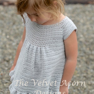 CROCHET PATTERN-The Swaleigh Top 2/3, 4/5, 6/7, 8/9, 10/11, 12/13, 14/16, Small, Medium and Large sizes image 3