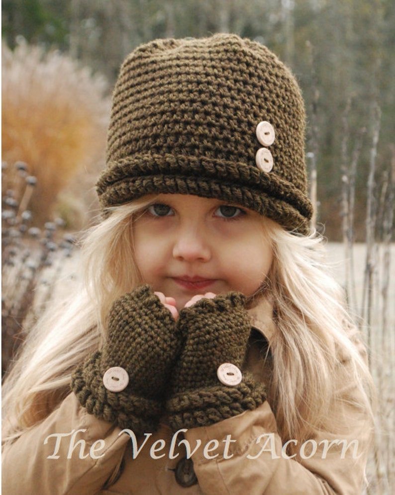 CROCHET PATTERN-Wonderlynn Set Toddler, Child, and Adult sizes image 4