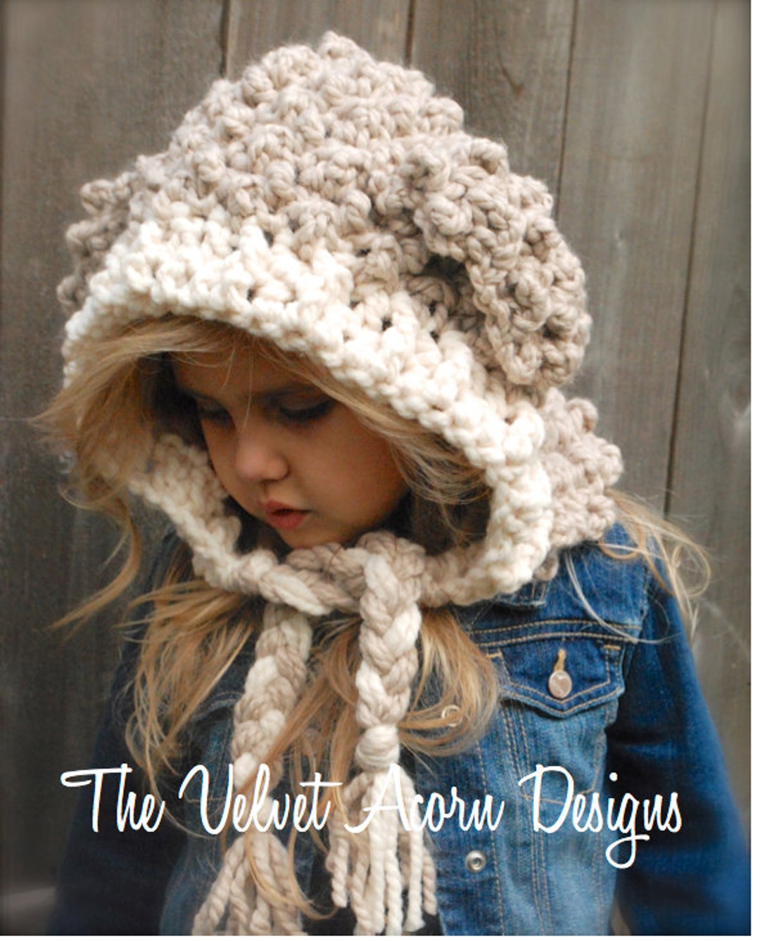 Crochet Pattern-the Lyra Lamb Hood 12/18 Month,toddler, Child, Adult
