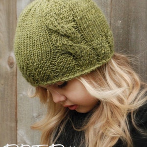 Knitting PATTERN-The Cadryen Cloche' Toddler, Child, Adult sizes image 2