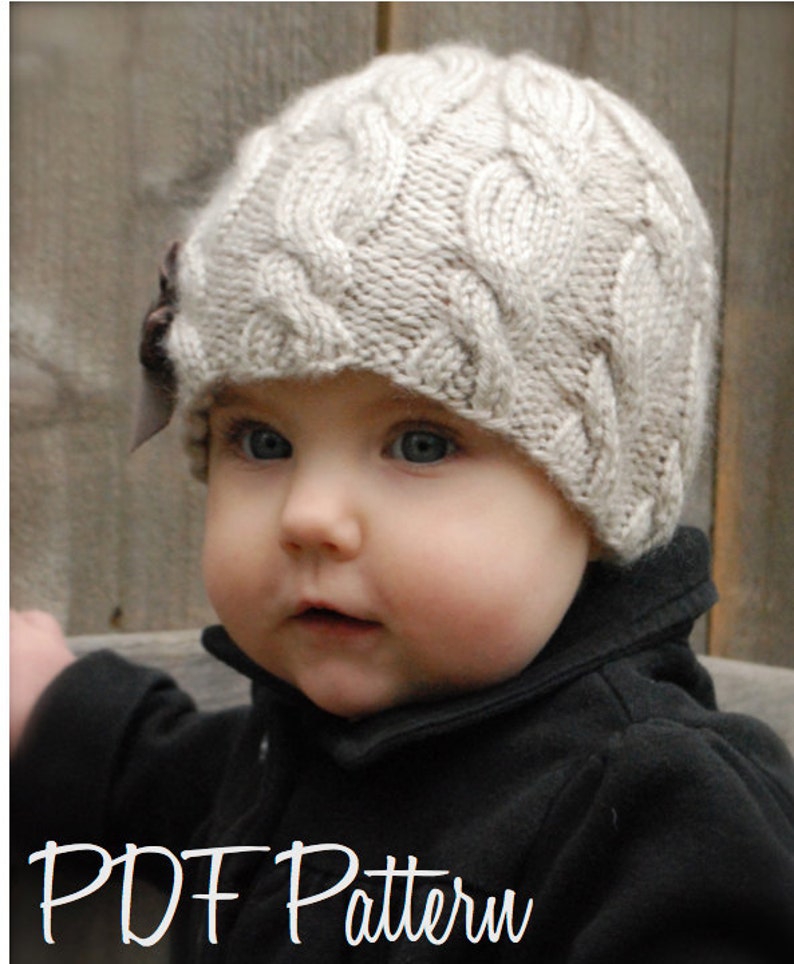 Knitting Patternthe Ella Hat toddler Child Adult Sizes Etsy Canada