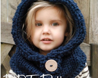 Knitting PATTERN-The Canyon Cowl (Toddler,Child, Adult sizes)