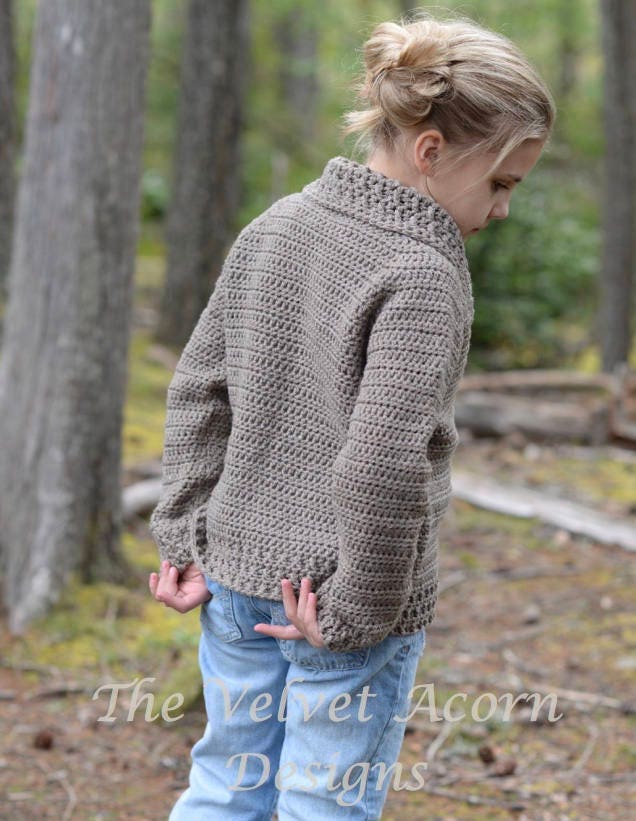 25SS新作メンズカーディガン【MARITHE】CROCHET HALF CARDIGAN Ethan Adult Crochet Cardigan Pattern – Unisex XS-6XL | PDF