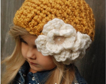 CROCHET PATTERN - Cornyll Slouchy (Toddler, Child, and Adult sizes)