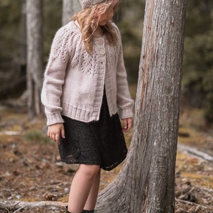 KNITTING PATTERN-The Blushing Cardigan 1/2, 3/4, 5/6, 7/8, 9/10, 11/13, xs, s, s/m, m, m/l, l, xl, xxl, 3x-l, 4x-l image 2