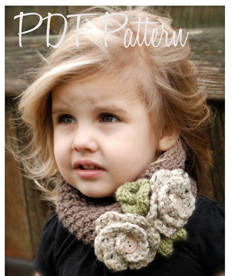 Crochet PATTERN-The Braelyn Warmer Toddler, Child, and Adult sizes image 2