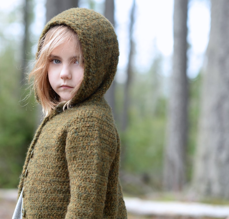 Datte Patterns CROCHET Pattern-the Datte' Cardigan 1/2, 3/4, 5/6, 7/8, 9/10, 11/13, 14 ...